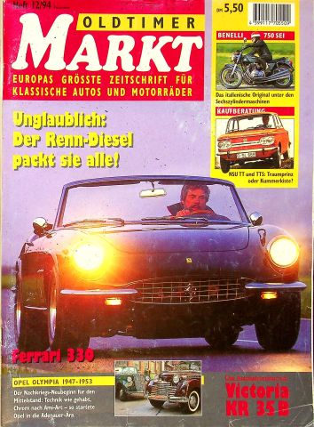 Deckblatt Oldtimer Markt (12/1994)